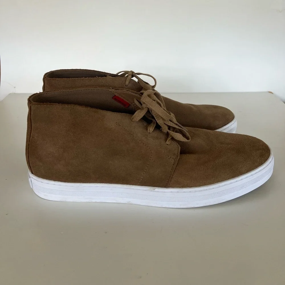 Sorel Cstreet Suede Waterproof Chukka Sneaker in Brown, size 11.5